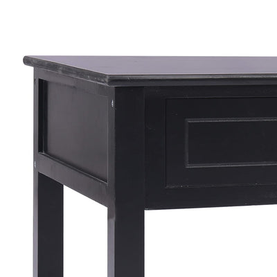 vidaXL Coffee Table Black 100x50x45 cm Wood - House of Isabella AU