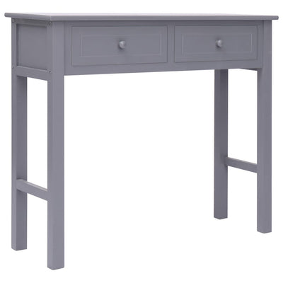 vidaXL Console Table Grey 90x30x77 cm Wood - House of Isabella AU