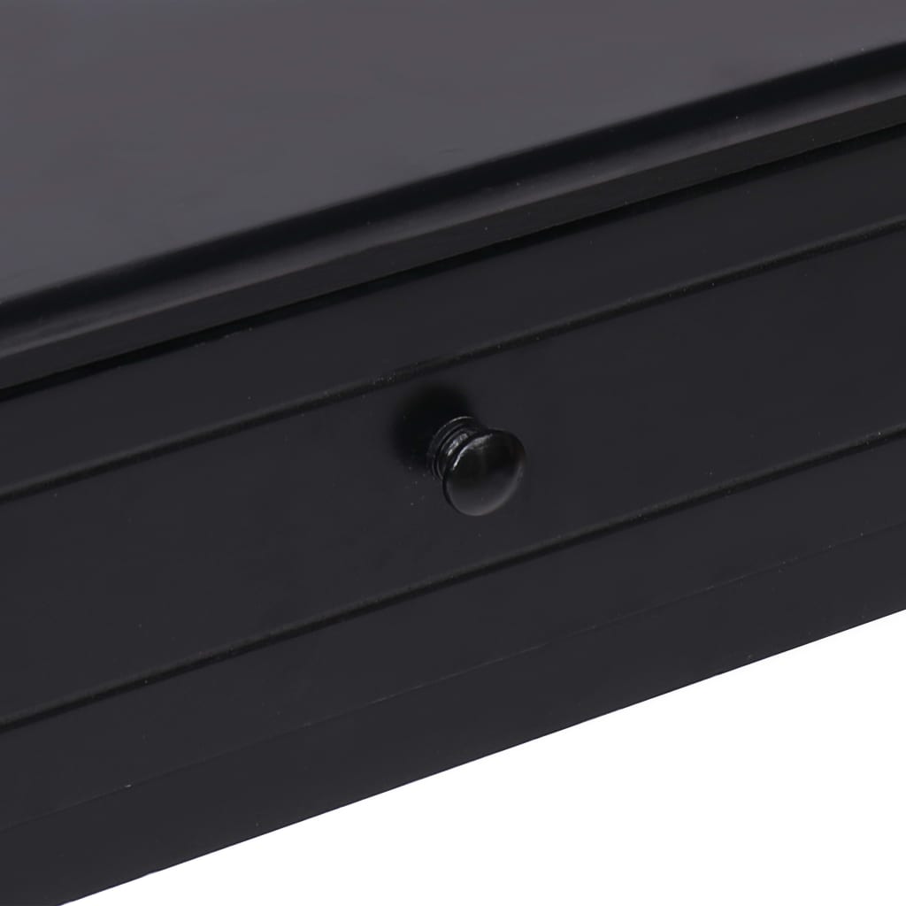 vidaXL Console Table Black 90x30x77 cm Wood - House of Isabella AU