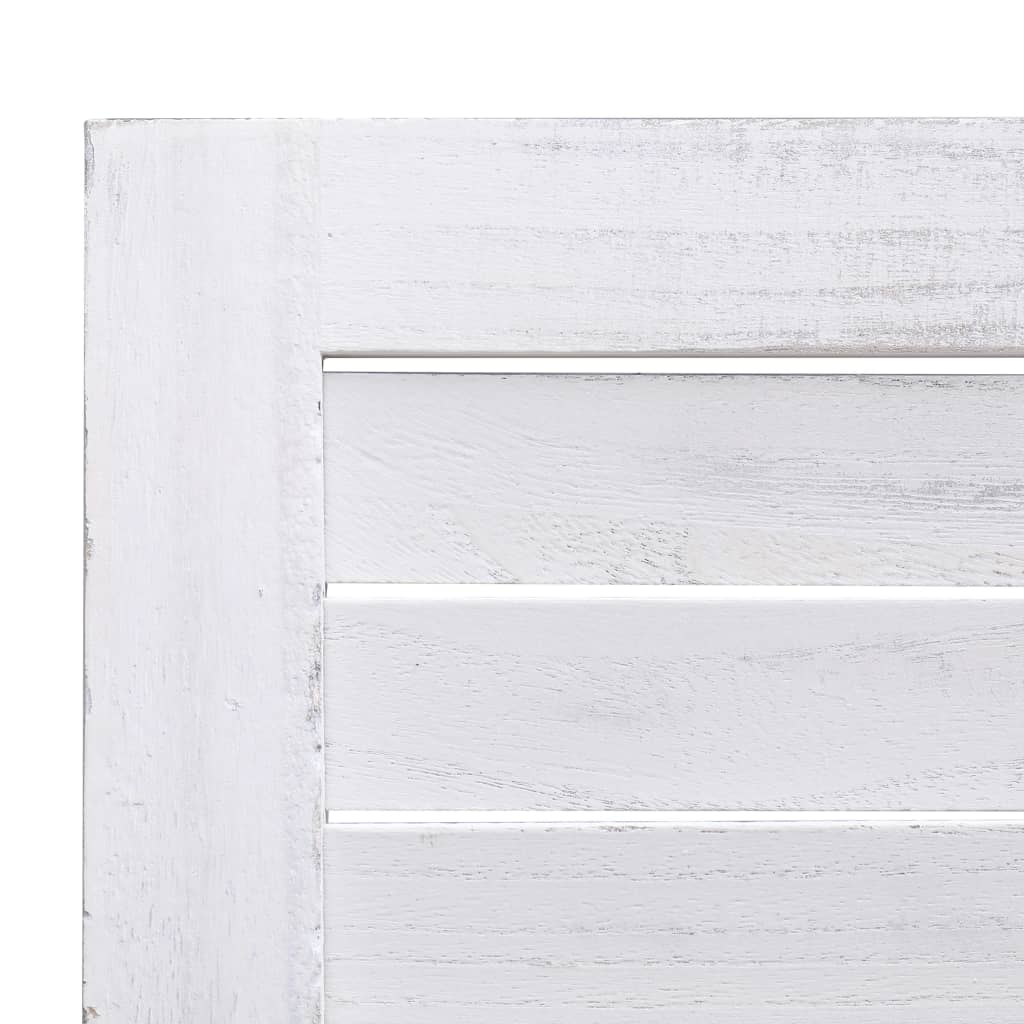 vidaXL 4-Panel Room Divider White 140x165 cm Wood - House of Isabella AU