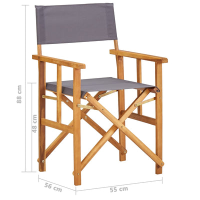 vidaXL Director's Chairs Solid Acacia Wood - House of Isabella AU