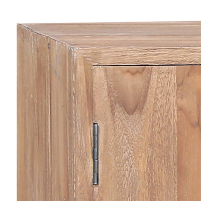 Side Cabinet 140x30x75 cm Solid Teak