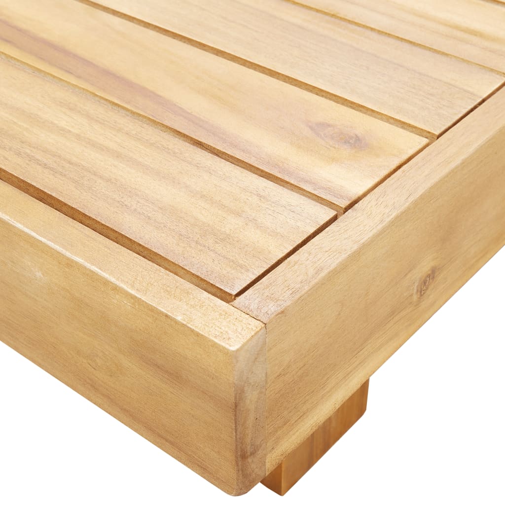 Coffee Table 100x60x25 cm Solid Acacia Wood