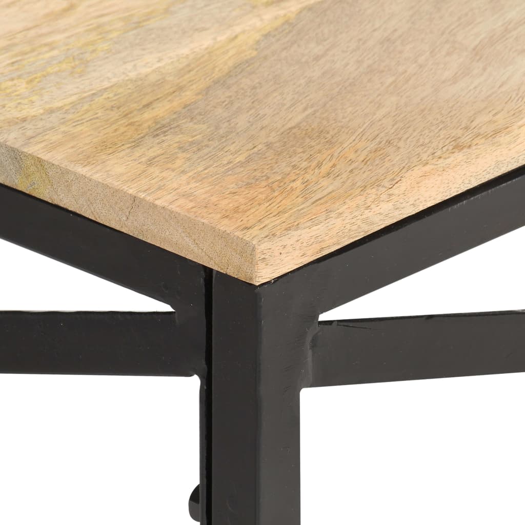 vidaXL Coffee Table 68x68x35 cm Solid Mango Wood - House of Isabella AU