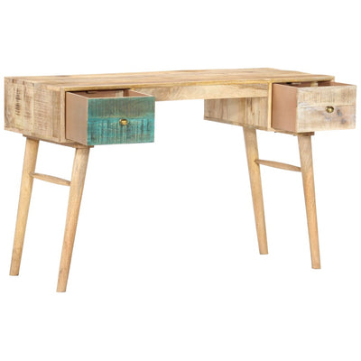 vidaXL Desk 118x50x75 cm Solid Mango Wood - House of Isabella AU