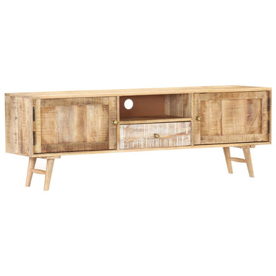 vidaXL TV Cabinet 140x30x45 cm Solid Mango Wood - House of Isabella AU