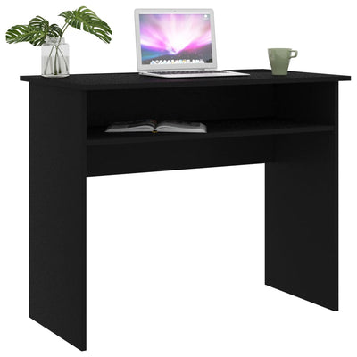 vidaXL Desk Black 90x50x74 cm Chipboard - House of Isabella AU
