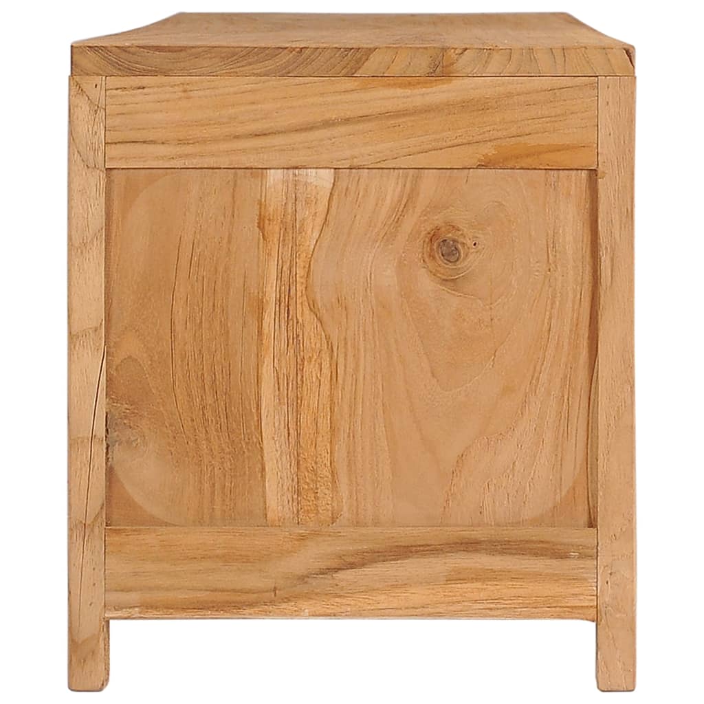 TV Cabinet 135x30x35 cm Solid Teak Wood