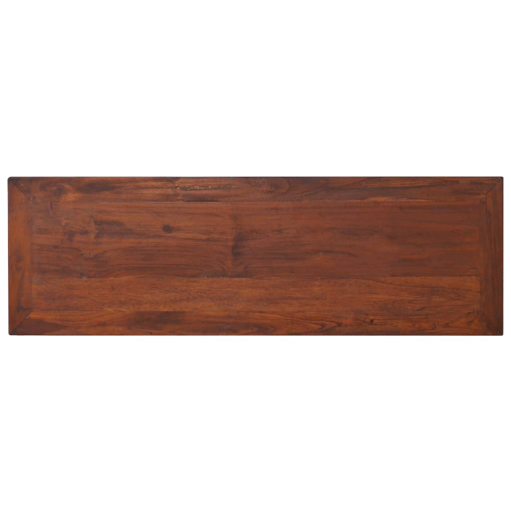 TV Cabinet 110x35x40 cm Solid Teak Wood