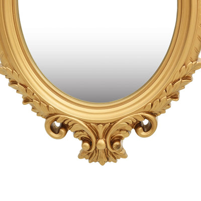 Wall Mirror Castle Style 56x76 cm Gold