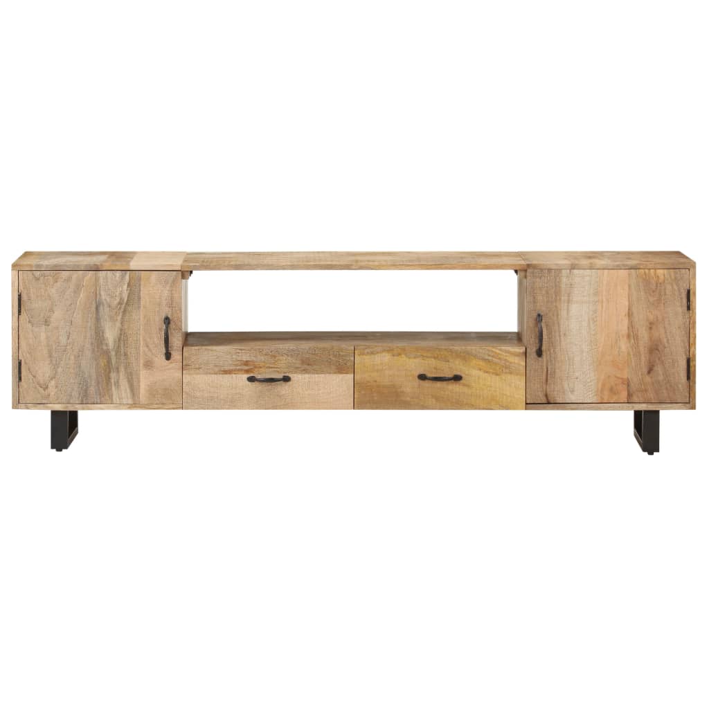 TV Cabinet 160x30x45 cm Solid Mango Wood