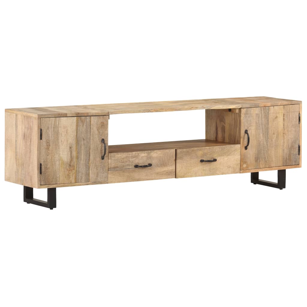 TV Cabinet 160x30x45 cm Solid Mango Wood