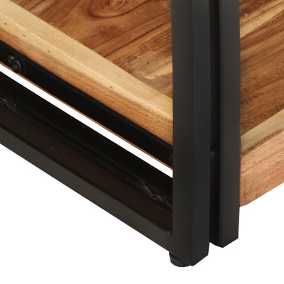 TV Cabinet 90x30x40 cm Solid Acacia Wood