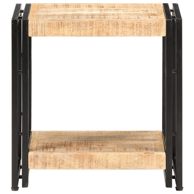 Side Table 40x30x40 cm Rough Mango Wood