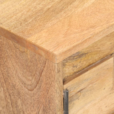 TV Cabinet 116x30x35 cm Solid Mango Wood