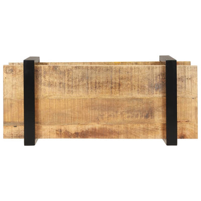 TV Cabinet 90x40x40 cm Rough Mango Wood