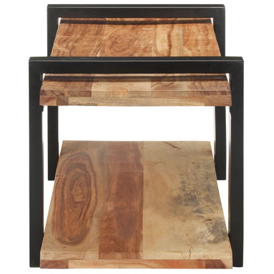 TV Cabinet 90x40x40 cm Solid Acacia Wood