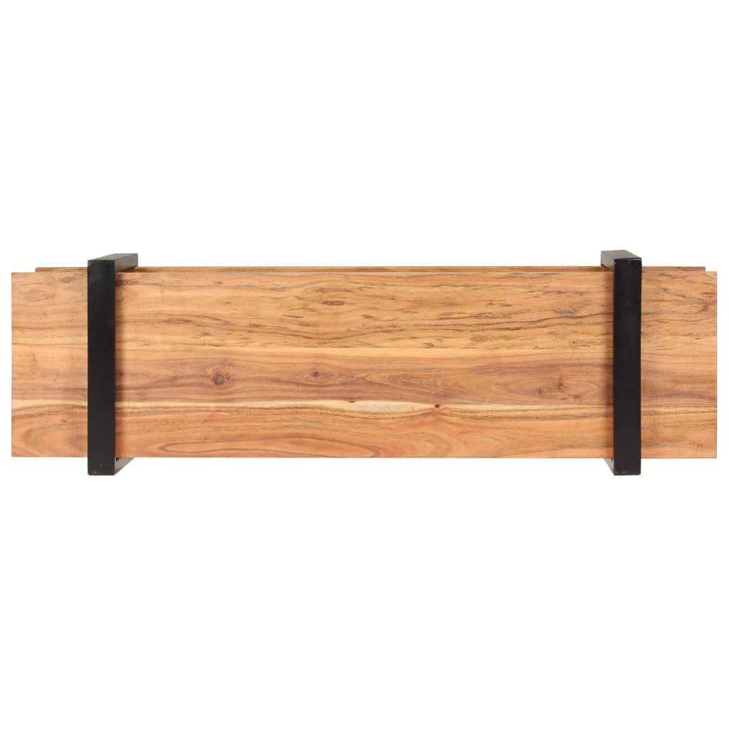 TV Cabinet 130x40x40 cm Solid Acacia Wood
