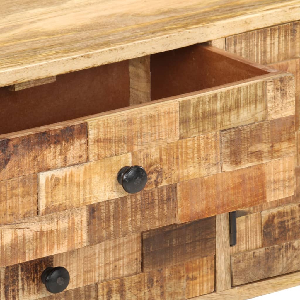 TV Cabinet 120x30x45 cm Solid Mango Wood