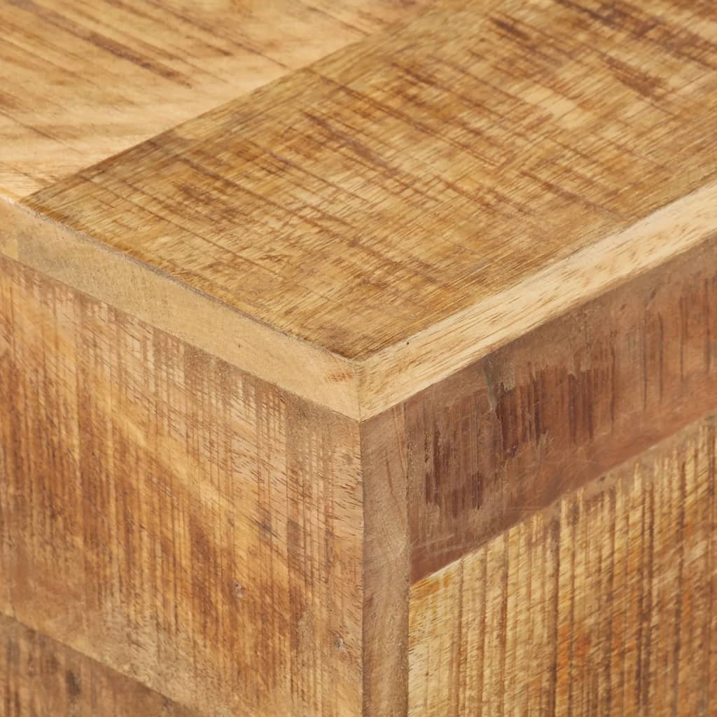 Side Table 30x30x33 cm Rough Mango Wood