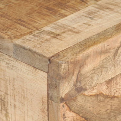 Side Table 40x30x50 cm Solid Rough Mango Wood