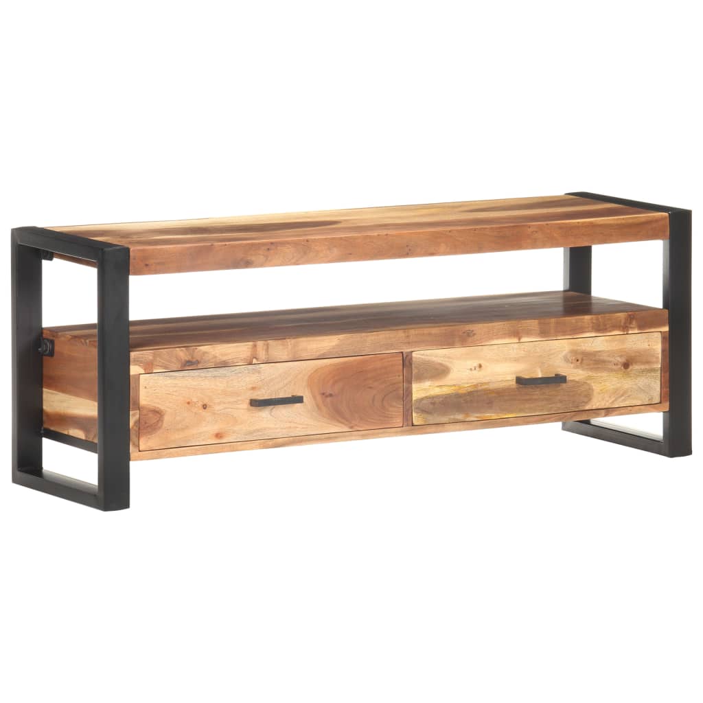 TV Cabinet 120x35x45 cm Solid Wood with Sheesham Finish