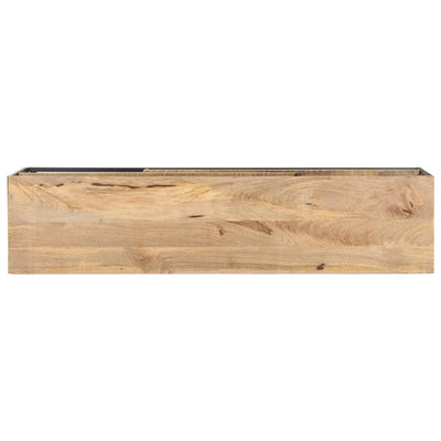 TV Cabinet 130x30x45 cm Rough Mango Wood