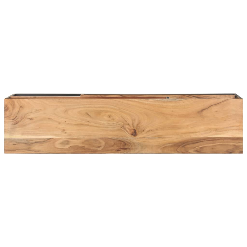 TV Cabinet 130x30x45 cm Solid Acacia Wood