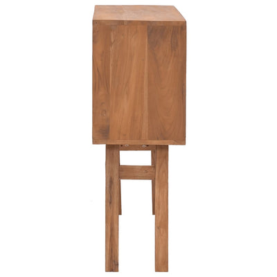Console Table 80x30x80 cm Solid Teak Wood