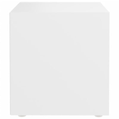 TV Cabinets 2 pcs White 37x35x37 cm Chipboard