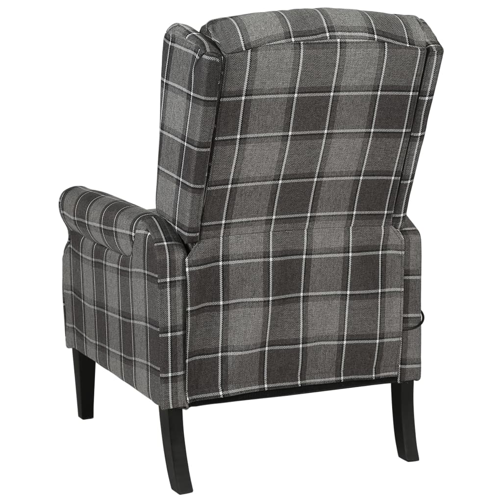 Reclining Chair Grey Fabric