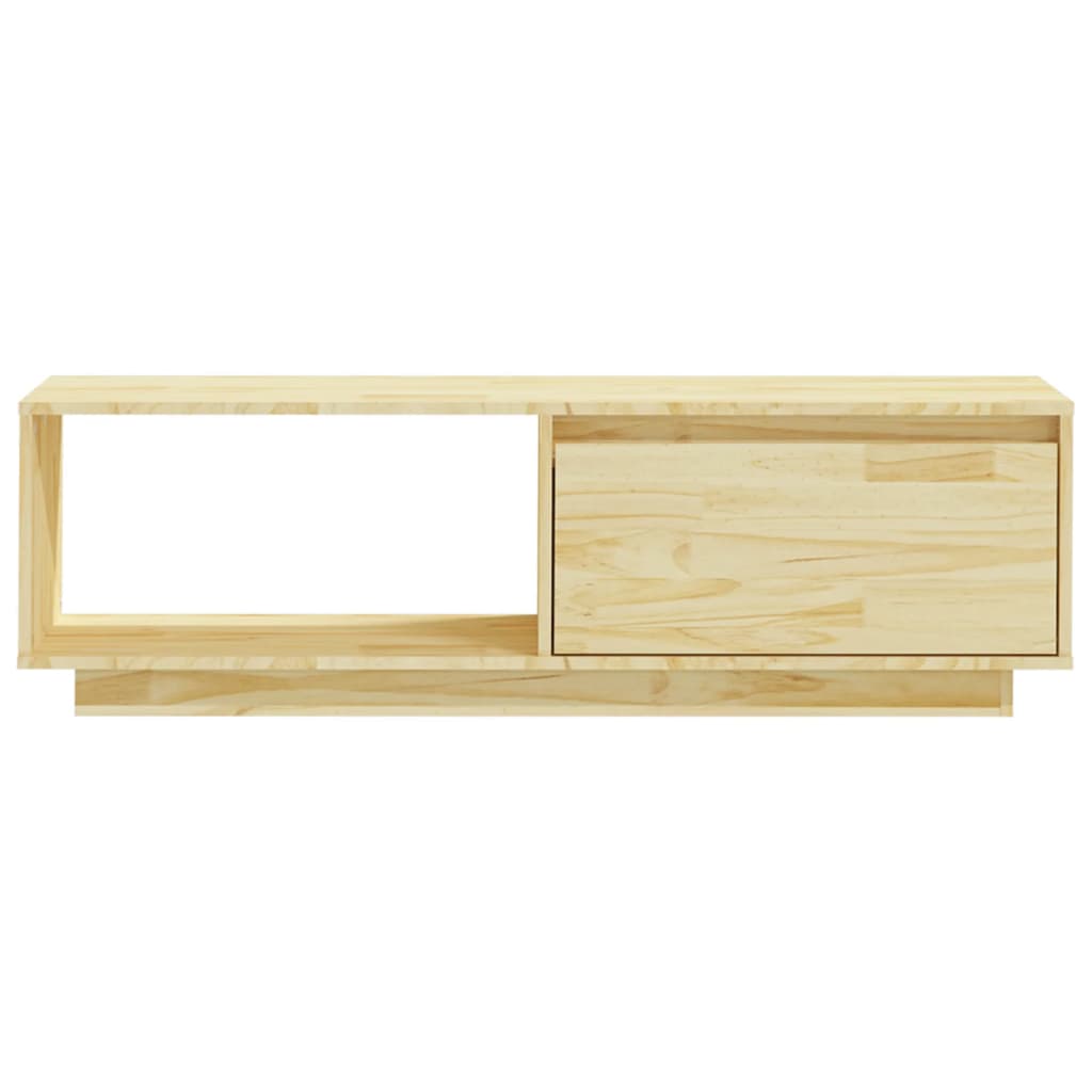 TV Cabinet 110x30x33.5 cm Solid Pinewood