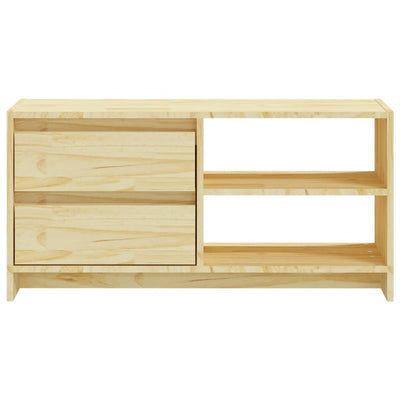 TV Cabinet 80x31x39 cm Solid Pinewood