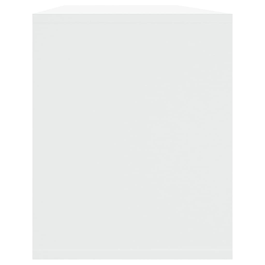 TV Cabinet White 130x35x50 cm Chipboard