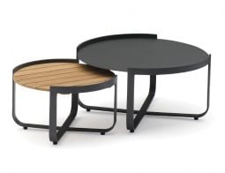 Fino Outdoor Coffee Table - Charcoal 80cm