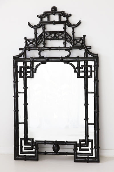 Black Pagoda Mirror