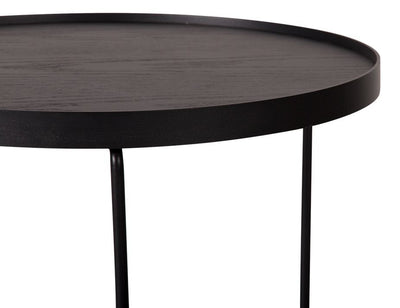 Alora Side Table - Black - Black
