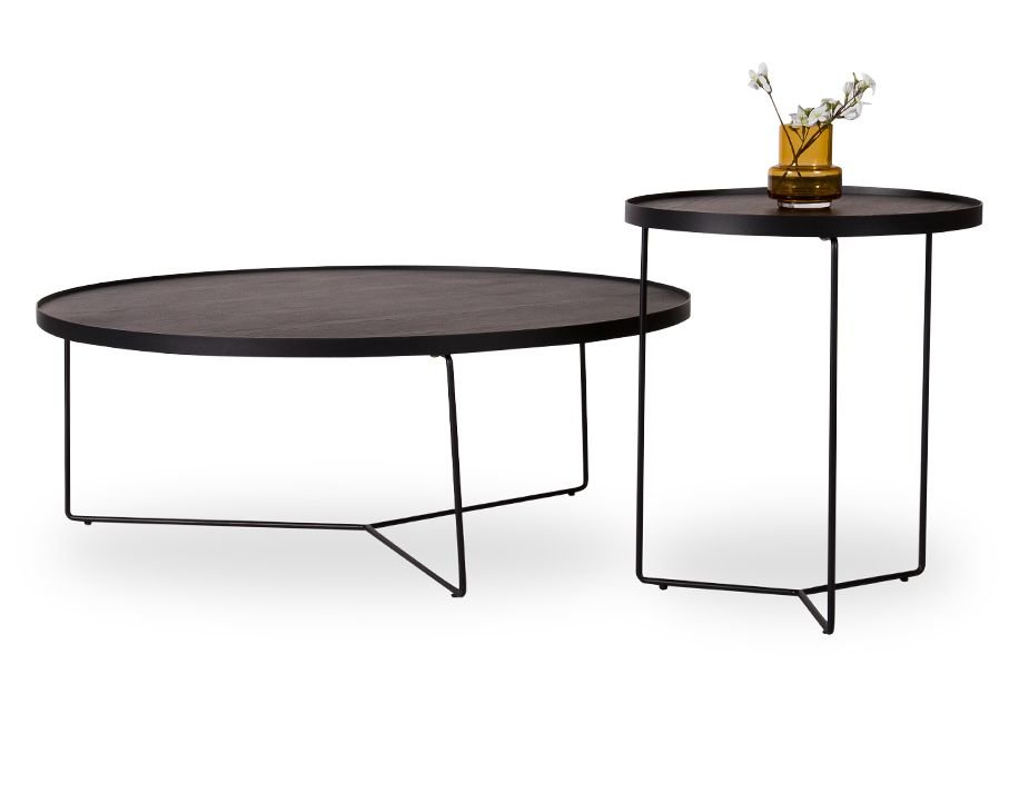 Alora Coffee Table - Black - Black - Large