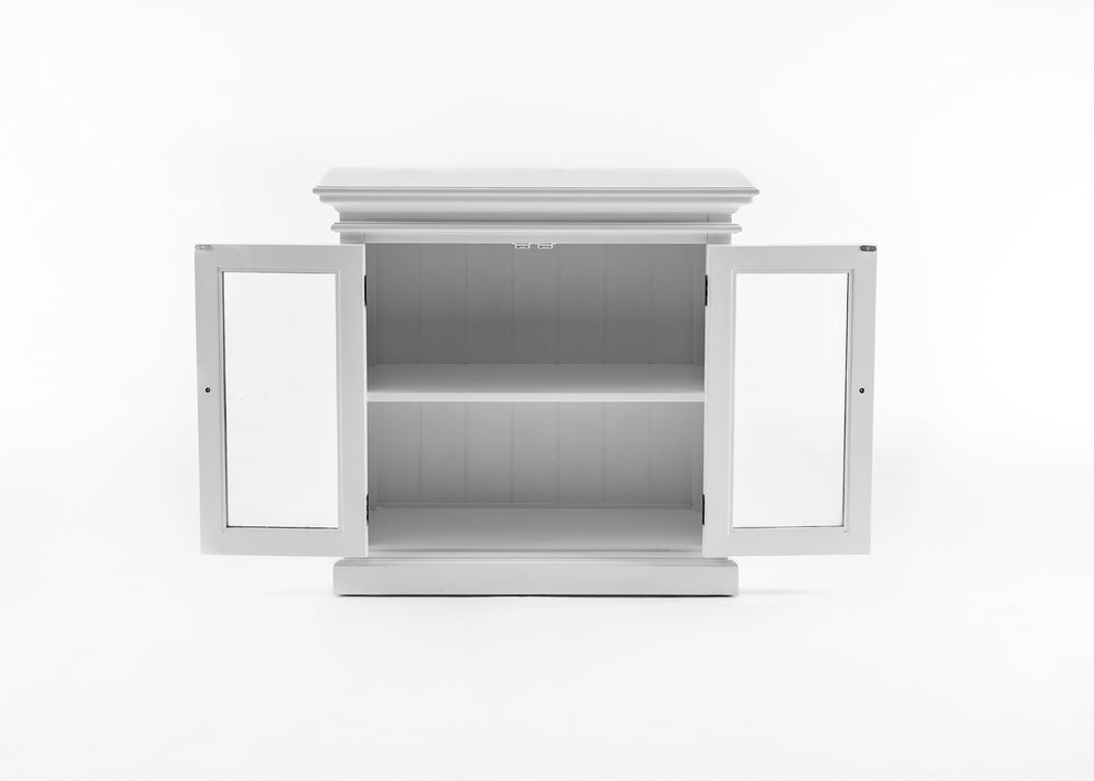 Display Buffet with 2 Glass Doors - Classic White