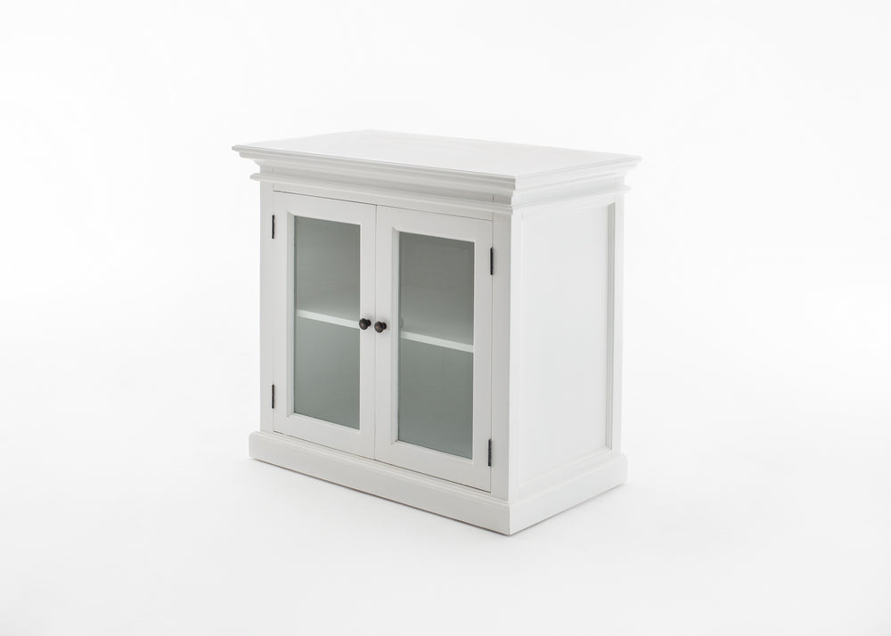 Display Buffet with 2 Glass Doors - Classic White