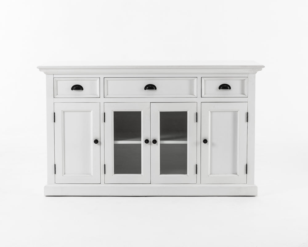 Buffet with 4 Doors 3 Drawers - Classic White