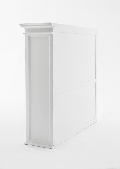 Buffet Hutch Unit with 2 Adjustable Shelves - Classic White