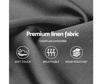 Artiss Neo Bed Frame Fabric - Grey Single