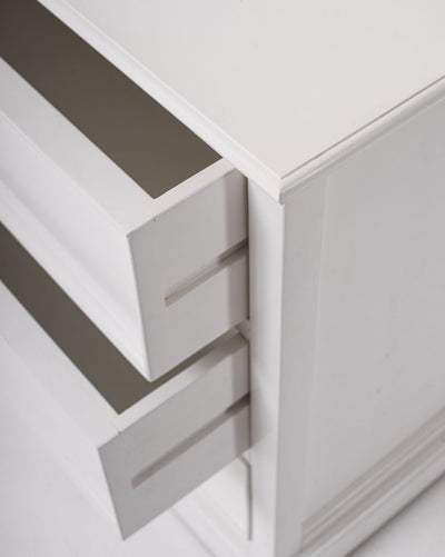 Bedside Drawer Unit - Classic White