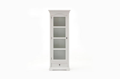 Glass Cabinet - Classic White