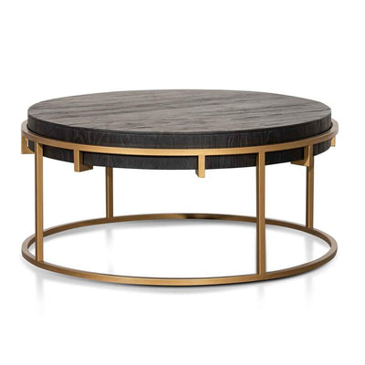100cm Round Coffee Table - Golden