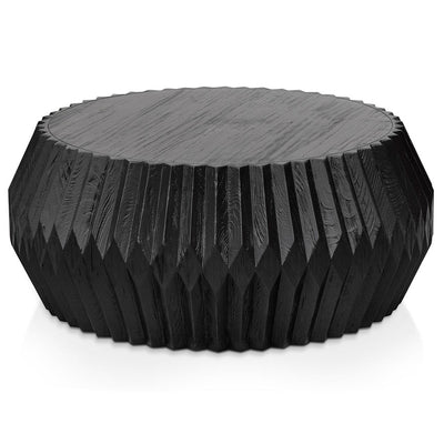 Wooden Coffee Table - Brushed Black
