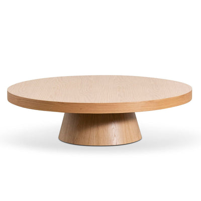 1.1m Round Coffee Table - Natural Oak