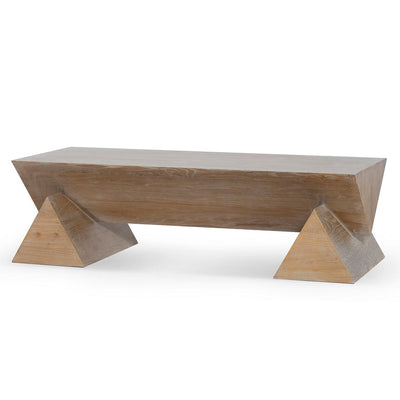 1.52m Elm Coffee Table - Natural