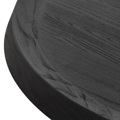 100cm Round Coffee Table - Black